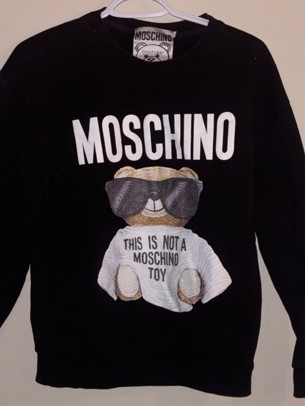 Black Moschino Sweater